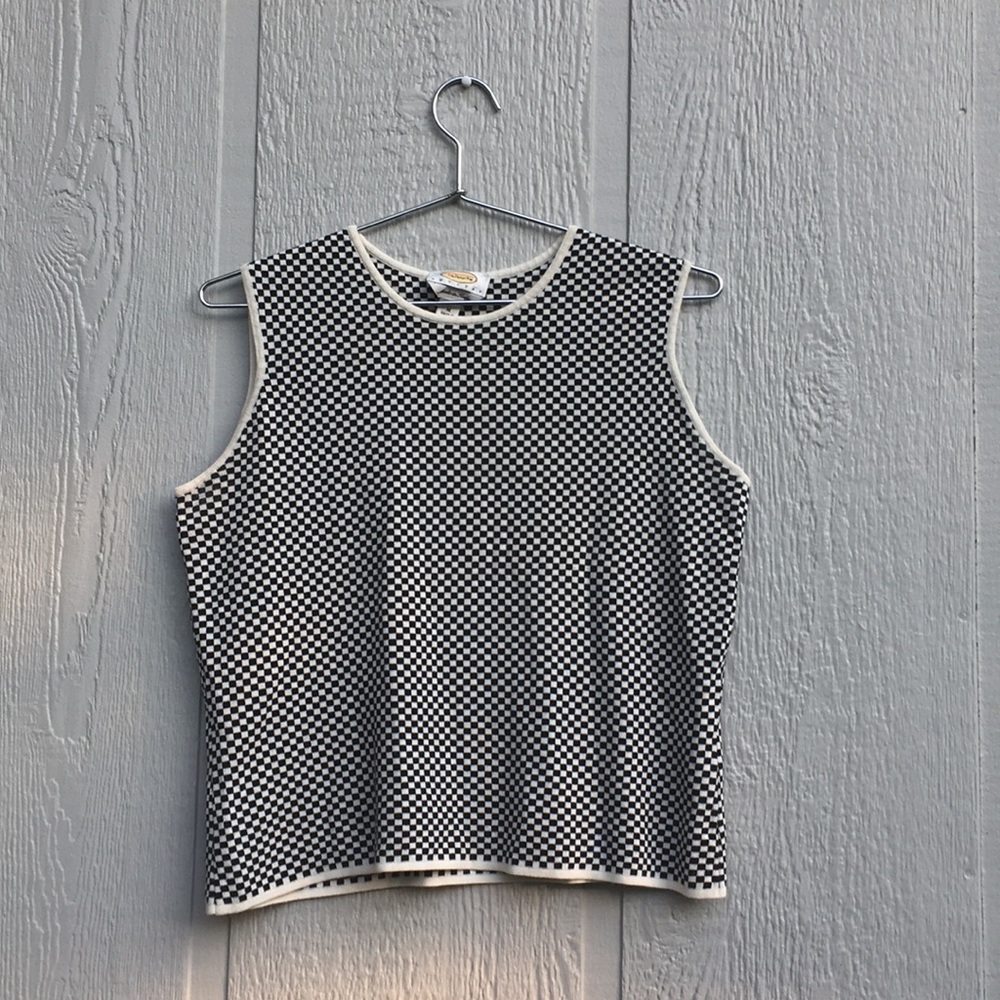 Checkered tank top